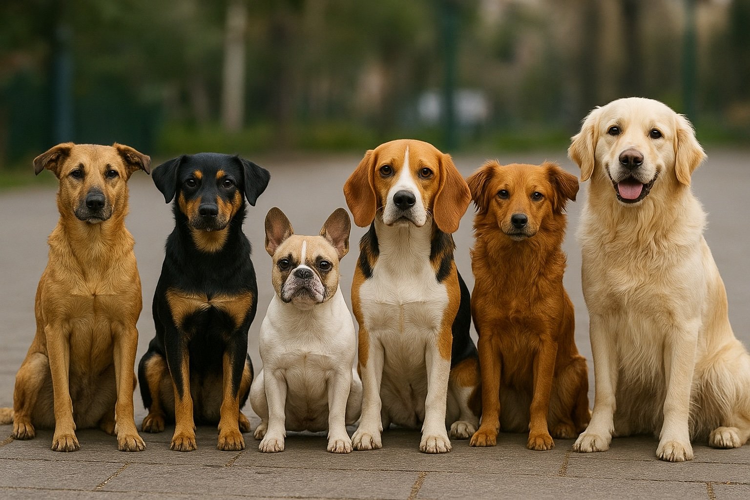 Stray dogs and pet dogs side by side symbolizing generalizations versus specific understanding